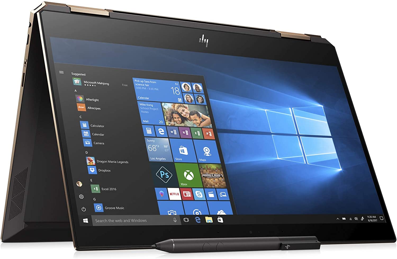 Windowsノート本体 hp spectre x360 13-ap i5 8265U 8/256 HP Spectre x360 13-ap0000（Core i5-8265U）の性能や消費電力を